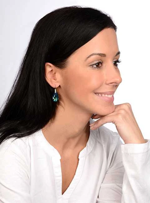 Levien Stunning Drop Vitrail Light Earrings