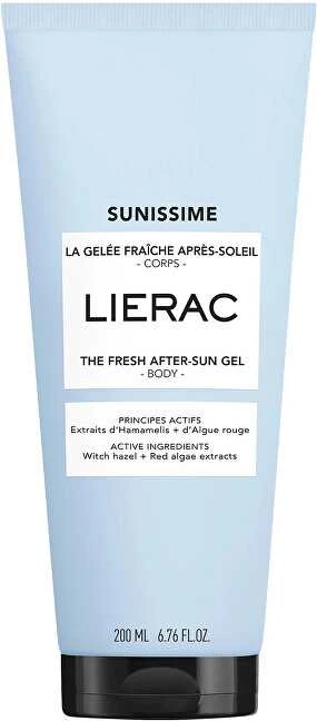 LIERAC Sunissime After Sun Gel gaivinantis kūno gelis po saulės, 200 ml