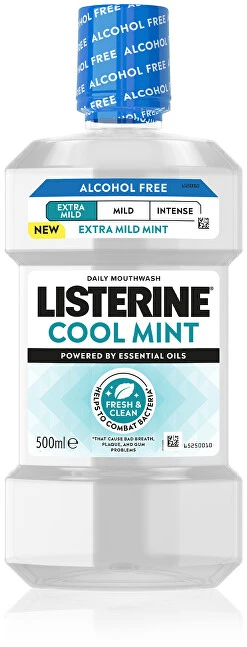 Listerine Cool Mint Extra Mild – Burnos skalavimo skystis 500ml