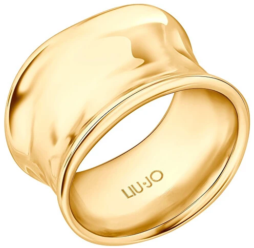 Liu Jo Dizainerio paauksuotas žiedas „Essential LJ2731M“