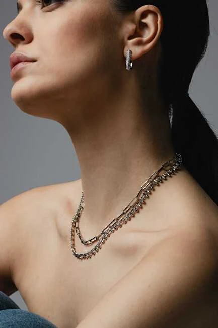 Liu Jo Modernus dvigubas vėrinys iš plieno LJ2998