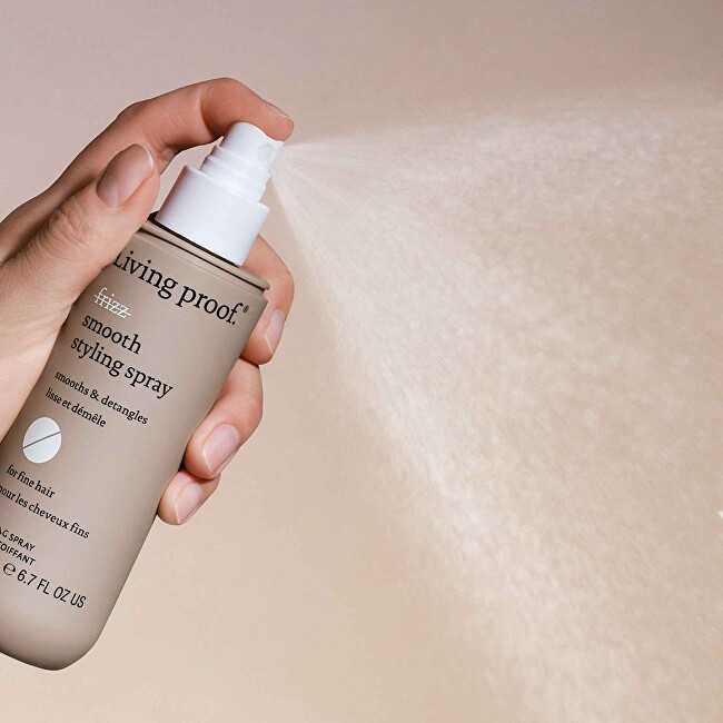 „Living Proof NO FRIZZ SMOOTH“ švelnus, be silikono purškiklis nuo šiaušimosi, 200 ml