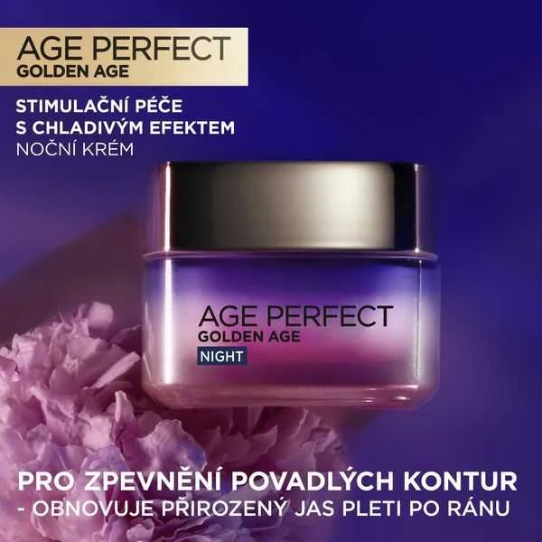 L'Oréal Paris Age Perfect Golden Age Night Skin Kreminis moterims, 50 ml