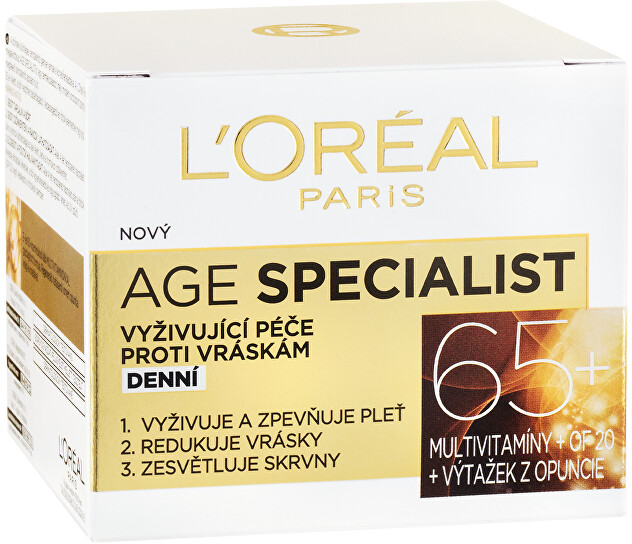 L'Oréal Paris Age Specialist 65+ Day Kreminis moterims, 50 ml