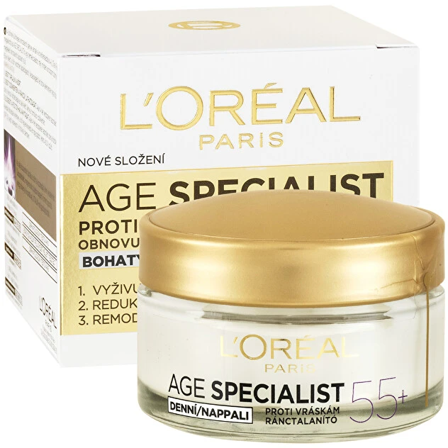 L'Oréal Paris Age Specialist 55+ Day Kreminis moterims, 50 ml
