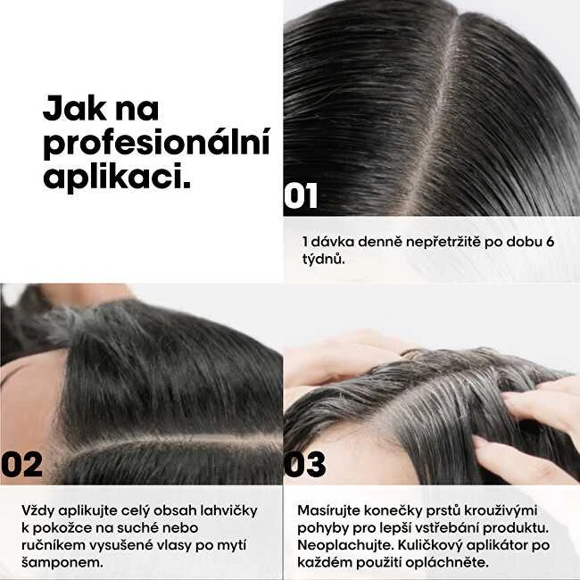 Ampulė nuo plaukų slinkimo L‘oreal Professionnel Aminexil Advanced 42x6ml