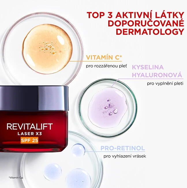L'Oreal D/E REVITALIFT LASER dieninis veido kremas su SPF 20 50ml 50MLT
