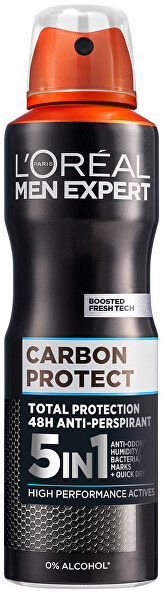 L'Oreal Antiperspirant spray Men Expert Carbon Protect (48h Antiperspirant) 250 ml