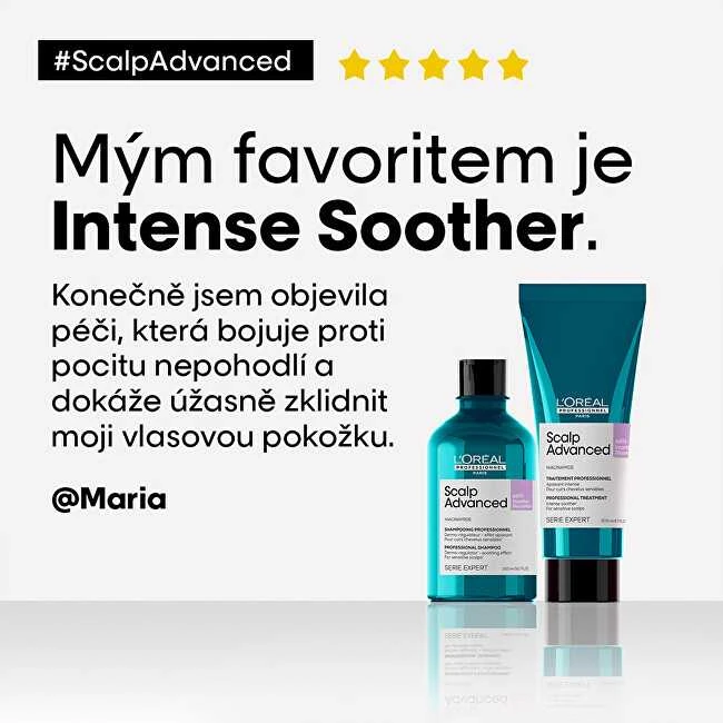Raminanti priemonė jautriai galvos odai L'oreal Professionnel Scalp Advanced Anti-Discomfort Intense Soothing Treatment 200ml