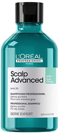 Valomasis šampūnas riebiems plaukams L‘oreal Professionnel Scalp Advanced Anti - Oiliness Šampūnas 300ml