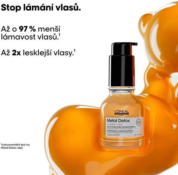 L'Oréal Professionnel Metal Detox Concentrated Oil Koncentruotas apsauginis plaukų aliejus, 50 ml