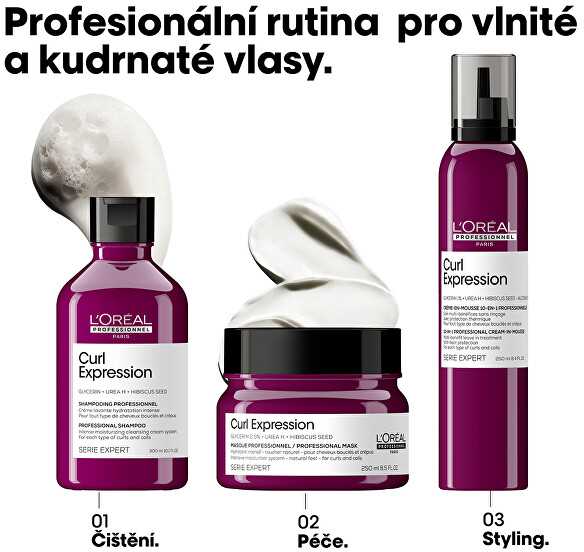 Putos garbanoms L'oreal Professionnel Curl Expression 10-In-1 ​Kreminis-In-Mousse 250ml