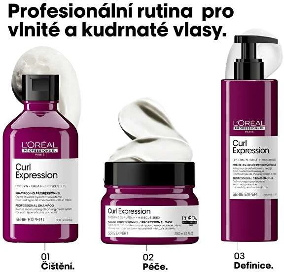 Apsauginis kremas nuo karščio L'oreal Professionnel Curl Expression Kreminis-In-Jelly​ Definition Activator 250ml