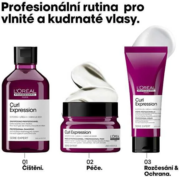 Kremas garbanoms L'oreal Professionnel Curl Expression ilgalaikis intensyvus drėkinamasis kremas 200 ml