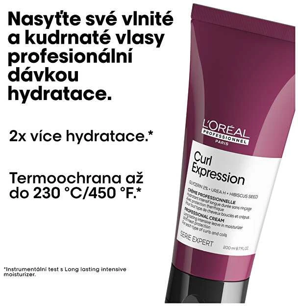 Kremas garbanoms L'oreal Professionnel Curl Expression ilgalaikis intensyvus drėkinamasis kremas 200 ml
