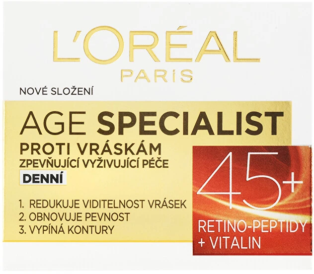 L'Oréal Paris Age Specialist 45+ Day Kreminis moterims, 50 ml