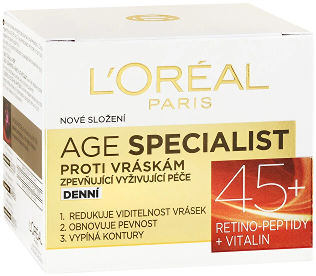 L'Oréal Paris Age Specialist 45+ Day Kreminis moterims, 50 ml