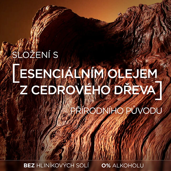 L'Oréal Barber Club dezodorantas – kedro medžio ekstraktas