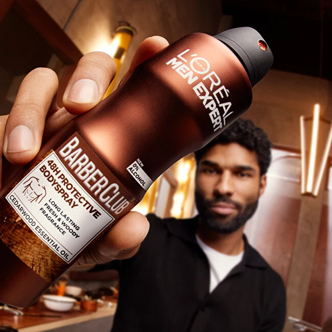 L'Oréal Paris Men Expert Barber Club 48H Protective Dezodorantas Dezodorantas vyrams, 150 ml
