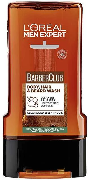 L'Oréal Paris Men Expert Barber Club Body, Hair & Beard Wash Dušo želė vyrams, 300 ml