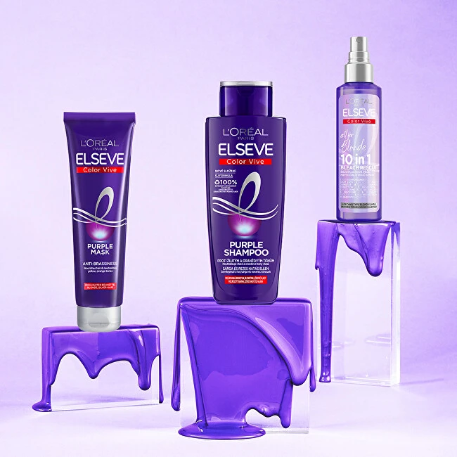 L'Oréal Paris Elseve Color-Vive Violetinė Šampūnas Šampūnas moterims, 200 ml