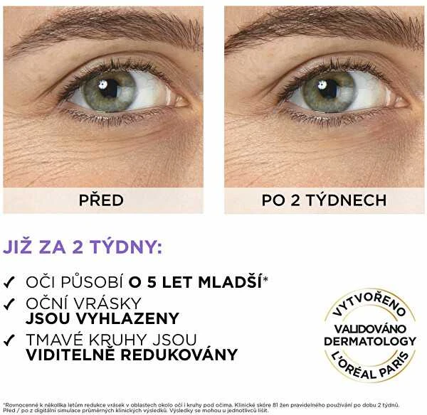 L'Oréal Paris Revitalift Filler HA 2,5% akių serumas moterims, 20 ml