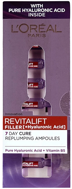 L'Oréal Paris Revitalift Filler HA 7 Day Cure abu motininiai serumai, 9,1 ml
