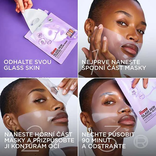 L'Oreal Paris - Revitalift Filler stiklinė veido kaukė 1 vnt.