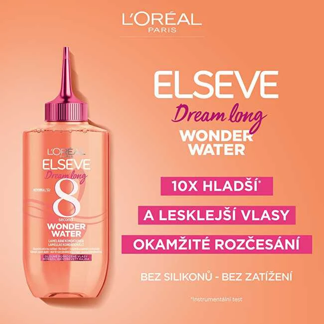 L'Oréal Paris Elseve Dream Long 8 Second Wonder Vanduo Plaukų tiesinimo priemonė moterims, 200 ml