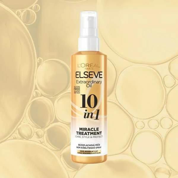 L'Oréal Paris Elseve Extraordinary Oil 10in1 Miracle Treatment plaukų aliejai ir serumas
