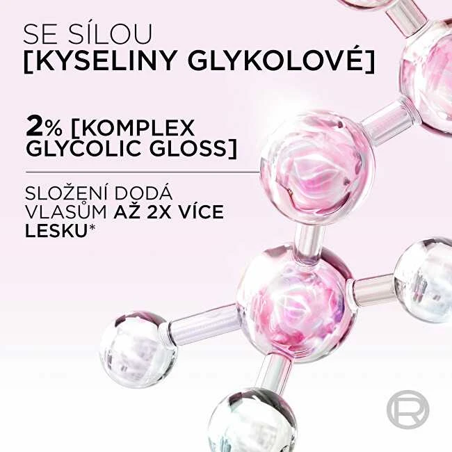 „L'Oreal“ nenuplaunamas serumas akimirksniu suteikiantis plaukų blizgesio „Elseve Glycolic Gloss“ 150 ml