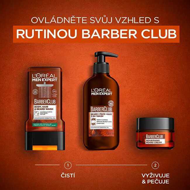 L'Oréal Paris Men Expert Barber Club maitininantis Beard Kreminis Beard Balm vyrams, 50 ml