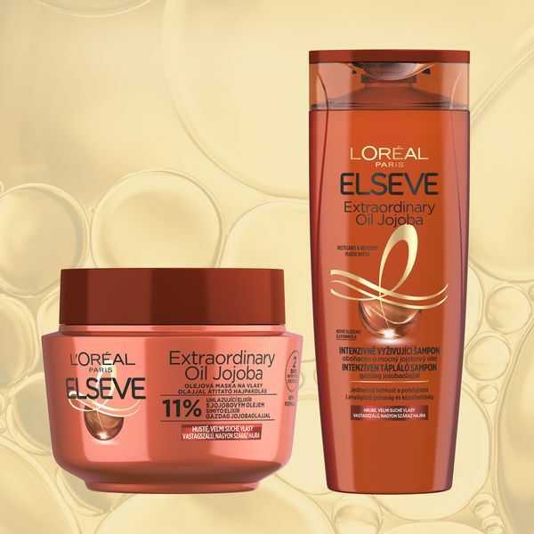 L'Oréal Paris Elseve Extraordinary Oil Jojoba Multi-Use Mask Plaukų kaukė moterims, 300 ml