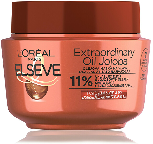 L'Oréal Paris Elseve Extraordinary Oil Jojoba Multi-Use Mask Plaukų kaukė moterims, 300 ml