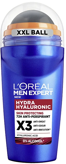 L'Oreal Men Expert Hydra Hyaluronic Antiperspirant Roll-On (72h Anti-perspirant) 50ml