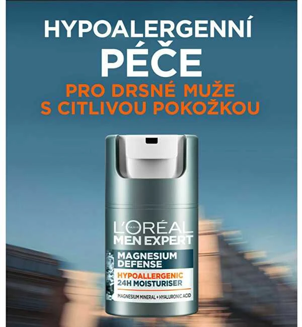 L'Oréal Paris Men Expert Magnesium Defence Day Kreminis vyrams, 50 ml
