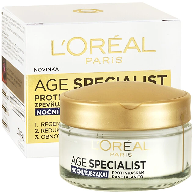 L'Oréal Paris Age Specialist 45+ Night Skin Kreminis moterims, 50 ml