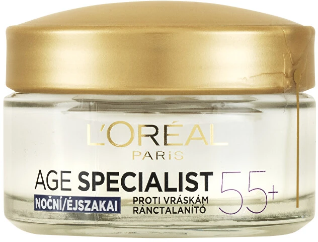 L'Oreal D/E AGE SPECIALIST 55+ naktinis veido kremas 50ml 