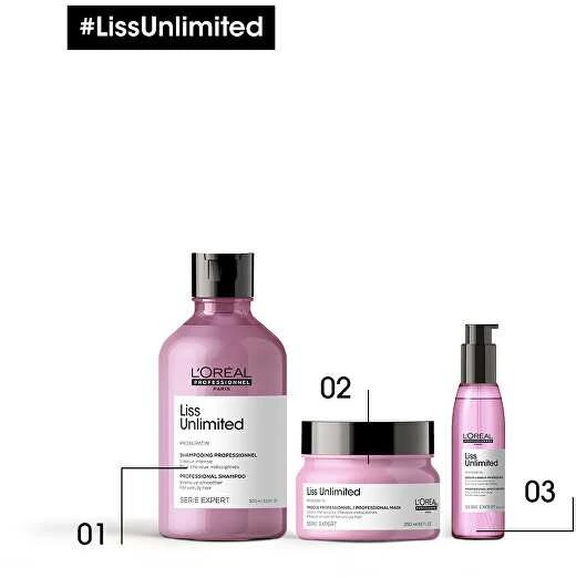 L'Oreal Professionnel Serie Expert Liss Unlimited plaukų aliejus Minkštinantis ir glotinantis, 125 ml