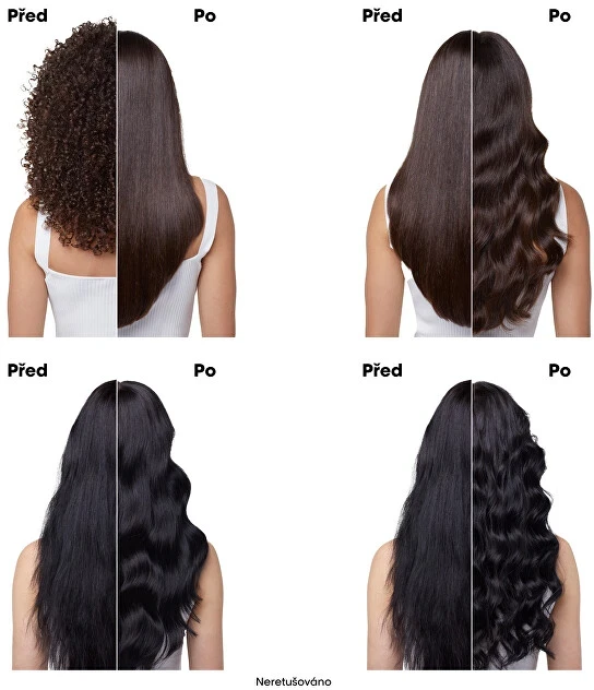 „L'Oreal Professionnel SteamPod“ elektrinis mini garinis plaukų tiesintuvas, juodas/baltas