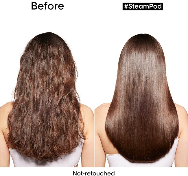 „L'Oreal Professionnel SteamPod“ elektrinis mini garinis plaukų tiesintuvas, juodas/baltas