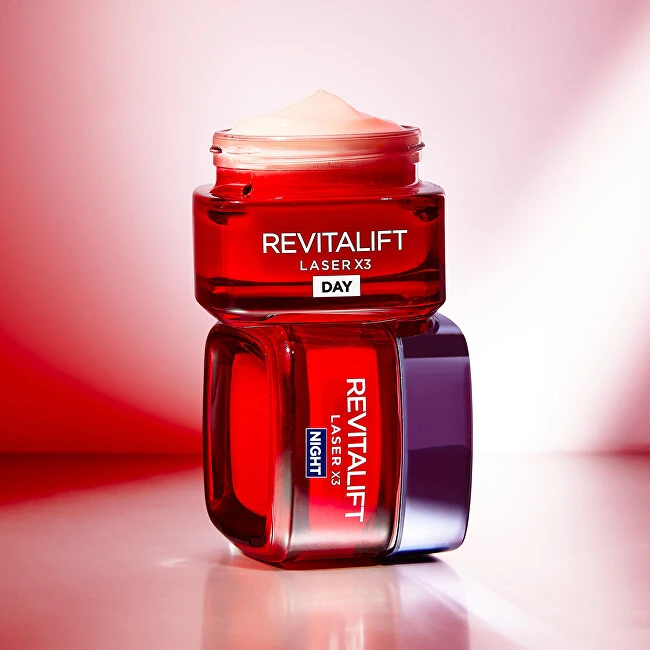 L'Oréal Paris Revitalift lazerinis X3 Night Kreminis Night Skin Kreminis moterims, 50 ml
