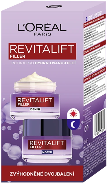 „L'Oreal Revitalift Filler“ veido kremo dovanų rinkinys