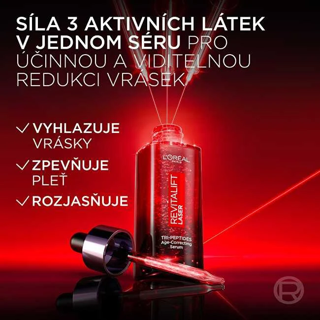 L'Oreal Revitalift lazerinis serumas nuo raukšlių (senėjimą koreguojantis serumas) 50 ml