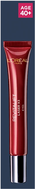 L'Oréal Paris Revitalift lazerinis X3 Anti-Ageing Power Paakių kremas Paakių kremas moterims, 15 ml