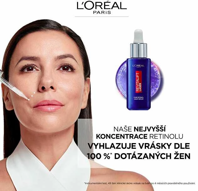 L'Oréal Paris Revitalift lazerinis Pure Retinol Night Serum Skin Serum moterims, 30 ml