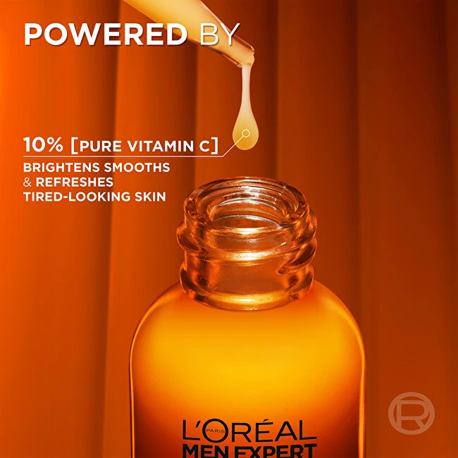 L'Oréal Paris Men Expert Hydra Energetic Vitamin C Shot Serum odos serumas