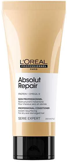 L'Oreal Professionnel Serie Expert Absolut Repair Protein + Gold Quinoa plaukų kondicionierius akimirksniu atkuriantis, 200 ml