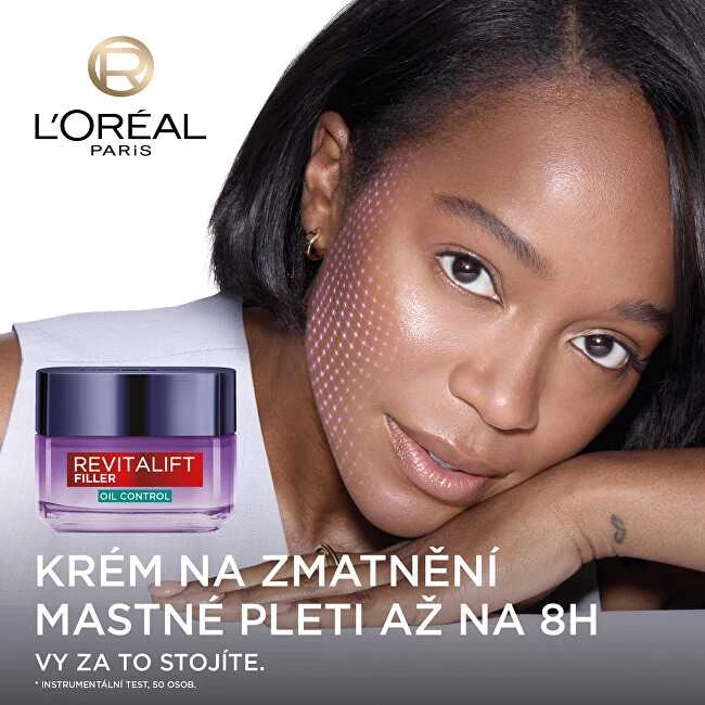 L'Oreal Odos kremas riebiai odai Revitalift Filler Oil Control (kremas) 50 ml