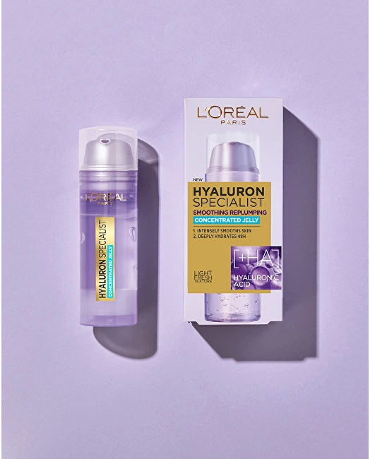 L'Oréal Paris Hyaluron Specialist koncentruotas želė veido gelis moterims, 50 ml